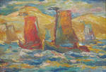 Alexander Kolde:Hohe Düne, Öl (1930), Ostpreußisches Landesmuseum.